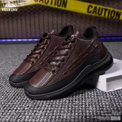 Premium Imported Crocodile Pattern Casual Shoes For Men - US-65